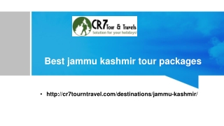 Best jammu kashmir tour packages