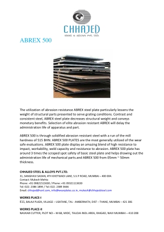 Abrex 500
