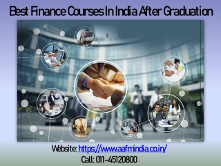 The Best Finance Courses In India After Graduation