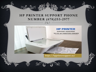 HP Printer Support