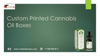 Kraft Custom printed cannabis oil boxes logo & Design in Texas, USA