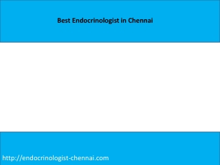 Best Endocrinologist In Chennai