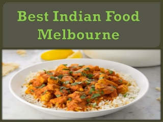 Best Indian Food Melbourne