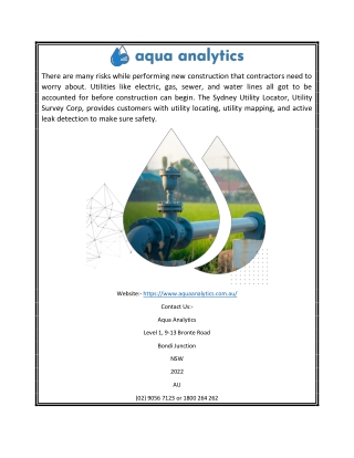Aqua Analytics | Aquaanalytics.com.au