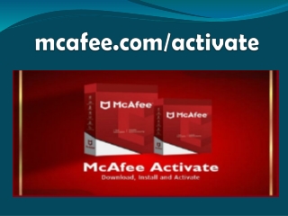 mcafee.com/activate