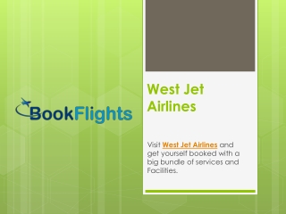 West Jet Airlines