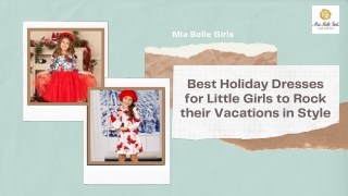 Baby Girl Holiday Outfits | Christmas Collection