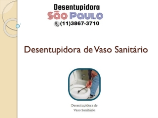 Desentupidora de Vaso Sanitário