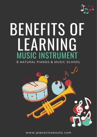 Benefits of Learning an Music Instrument