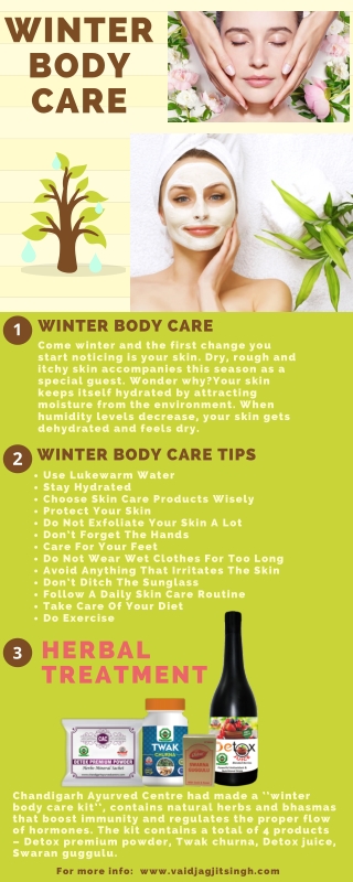 Winter Body Care - Causes, Symptoms & Herbal Treatment