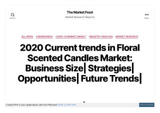 Floral Scented Candles Market