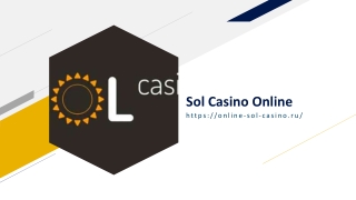 Sol Casino Online