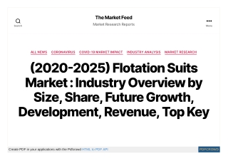Flotation Suits Market