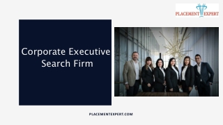 Corporate Executive Search Firm