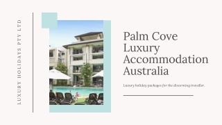 Palm Cove Luxury Accommodation QLD Australia