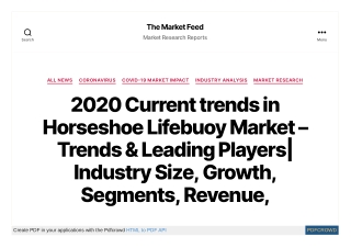 Horseshoe Lifebuoy Market