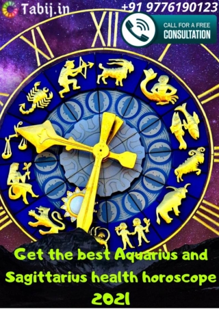 Get the best Aquarius and Sagittarius health horoscope 2021