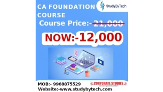 CA Foundation Classes