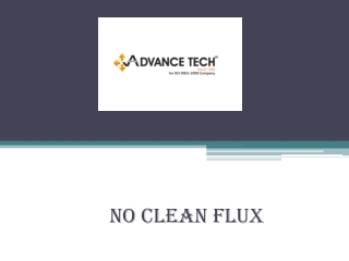 Best Suppliers of no clean flux online in India