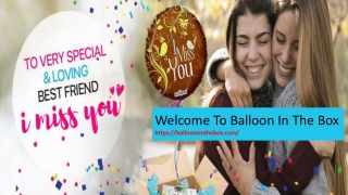 Balloon in box surprise
