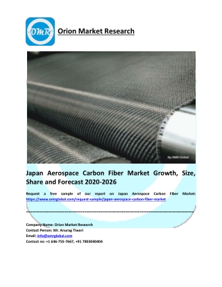 Japan Aerospace Carbon Fiber Market Research and Forecast 2020-2026