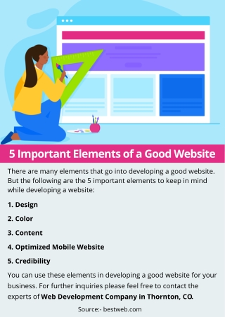 5 Important Elements of a Good Website