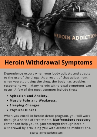 Heroin Withdrawal Symptoms