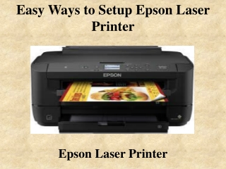 Easy Ways to Setup Epson Laser Printer