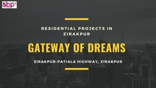 3 BHK Flats For Sale In Zirakpur Residential Projects?