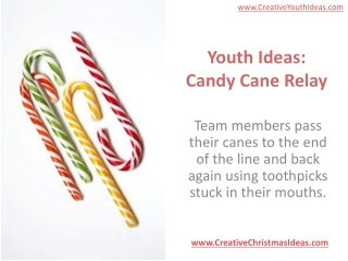 Youth Ideas: Candy Cane Relay