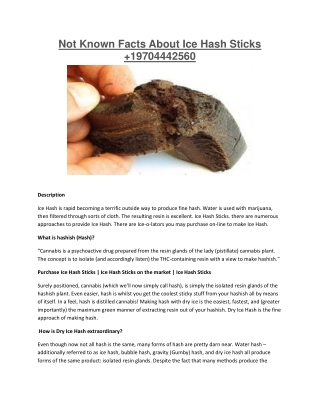 Not Known Facts About Ice Hash Sticks  19704442560