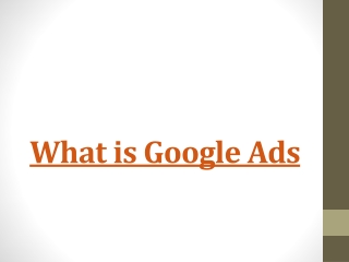 what is google ads