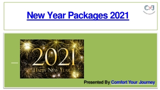 New Year 2021 Packages Near Delhi