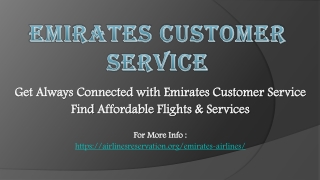 Emirates Customer Service