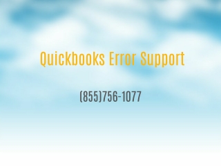 QuickBooks Error Support