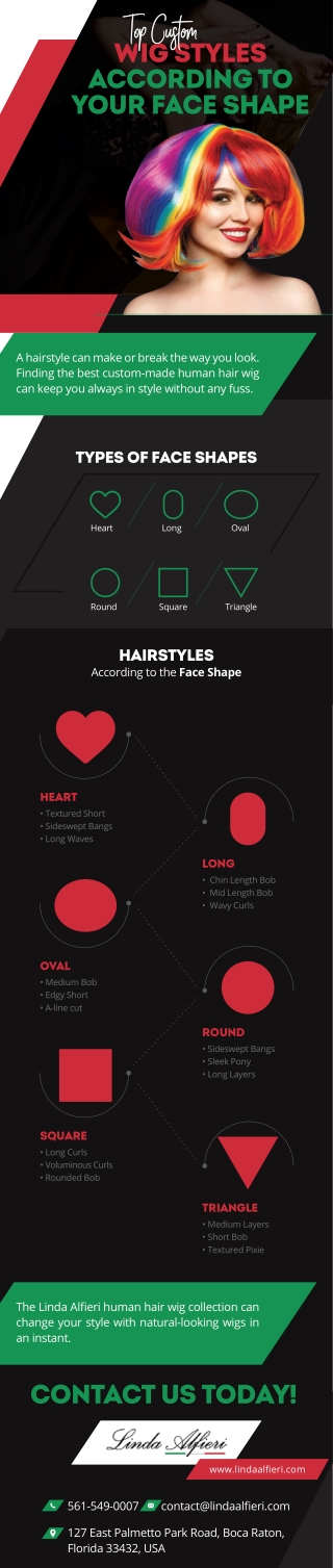 Top Custom Wig Styles According to Your Face Shape