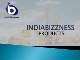 IndiaBizzness - Products - Manufacturers Suppliers Exporters Importers Buyers Sellers