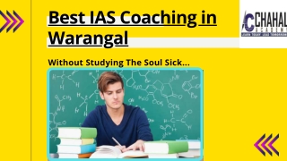 Best IAS Coaching in Warangal
