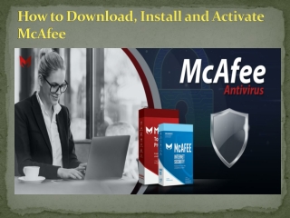 How to Download Install and Activate Mcafee on Windows - Mcafee.com/Activate