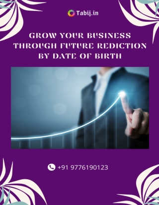Grow your business through future prediction by date of birth