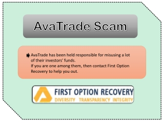 Avatrade scam