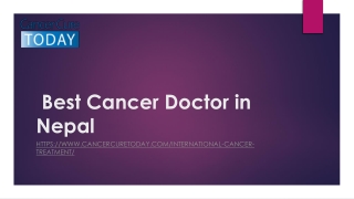 Best Cancer Doctor in Nepal