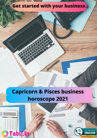 Get started with your business Capricorn & Pisces business horoscope 2021