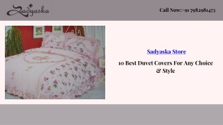 10 Best Duvet Covers For Any Choice & Style