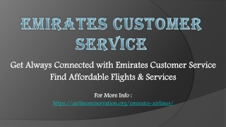 Emirates Customer Service