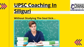 Best UPSC coaching in Siliguri
