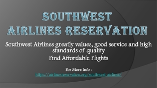 Great Deals While Booking with Southwest Airlines Reservations Helpdesk