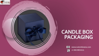 Incredible Candle box packaging and Point of Sale Material