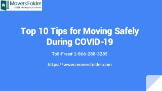 Top 10 Tips for Moving Safely During COVID-19