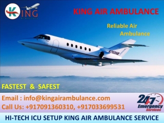 More Safe Air Ambulance from Varanasi to Delhi and Delhi to Mumbai